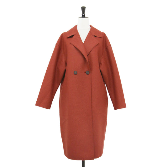 × JOURNAL STANDARD L'ESSAGE 別注 ウーマン ドロップショルダー コート / Women dropped shoulder d.b オーバーサイズ 長袖 ウール