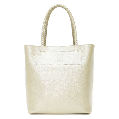 チェスタ レザートートバッグ M / ハンドバッグ ブランドロゴ 本革