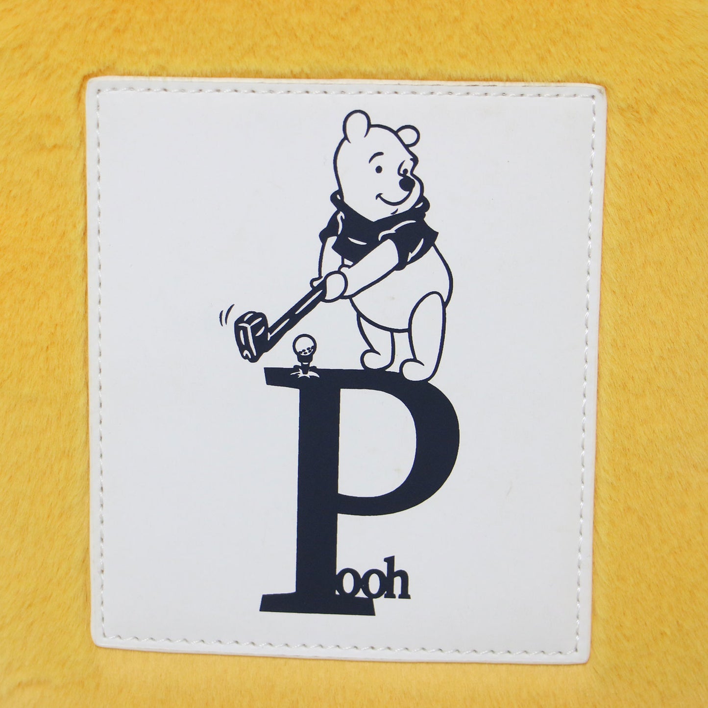 プーさん フェイクファーカートバッグ / Winnie the Pooh COLLECTION ラウンドバック キャラクター フェイス タグ 刺繡
