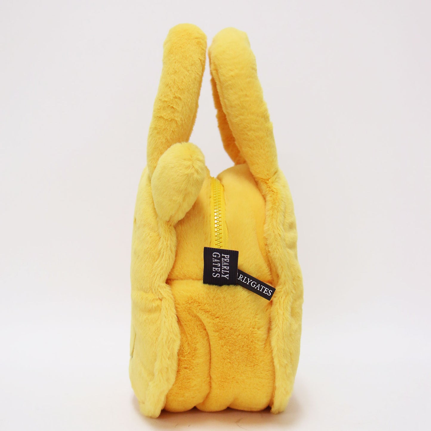 プーさん フェイクファーカートバッグ / Winnie the Pooh COLLECTION ラウンドバック キャラクター フェイス タグ 刺繡