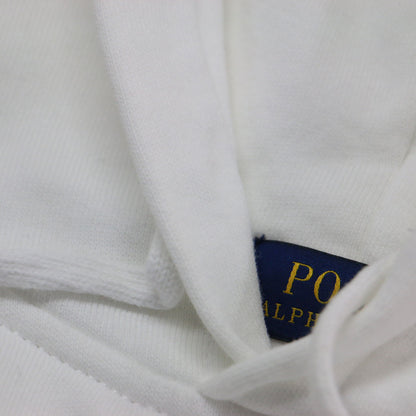 30周年記念 POLOベア エンブロイダリーパーカー / プルオーバー ラグランスリーブ フーディ 長袖 刺繍 ドローストリング コットン