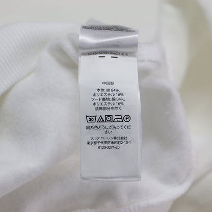 30周年記念 POLOベア エンブロイダリーパーカー / プルオーバー ラグランスリーブ フーディ 長袖 刺繍 ドローストリング コットン