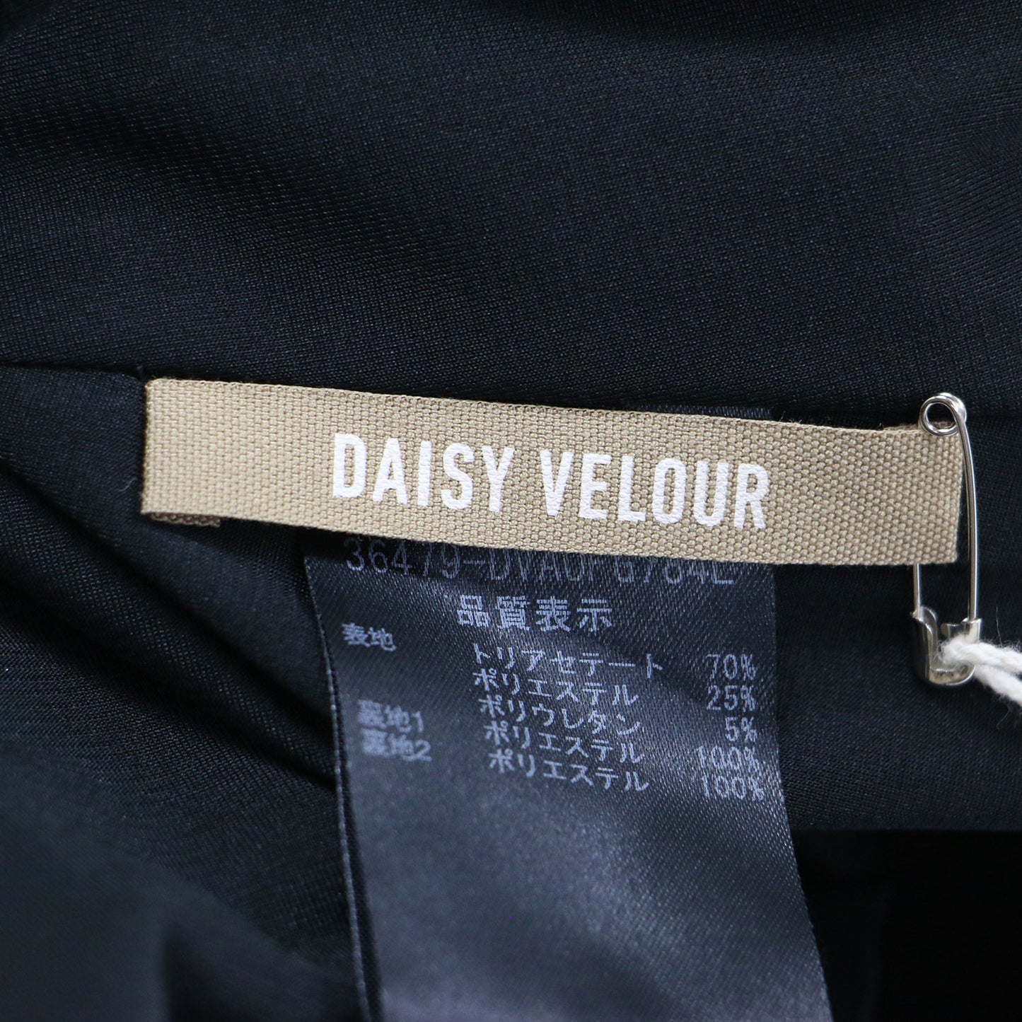 DAISY VELOUR ベロアノースリーブ ワンピース / ドレス ミニ丈