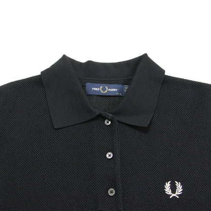 × Ray BEAMS 別注 フレア ノースリーブ ポロシャツ / カットソー フレンチスリーブ Aライン メッシュ