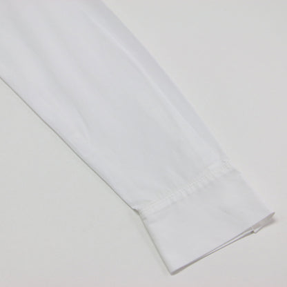 20秋冬 コットンシャーティング オーバーチュニック バンドカラーシャツ / COTTON SHIRTING OVER TUNIC SHIRT B 長袖 ボタンダウン コットン