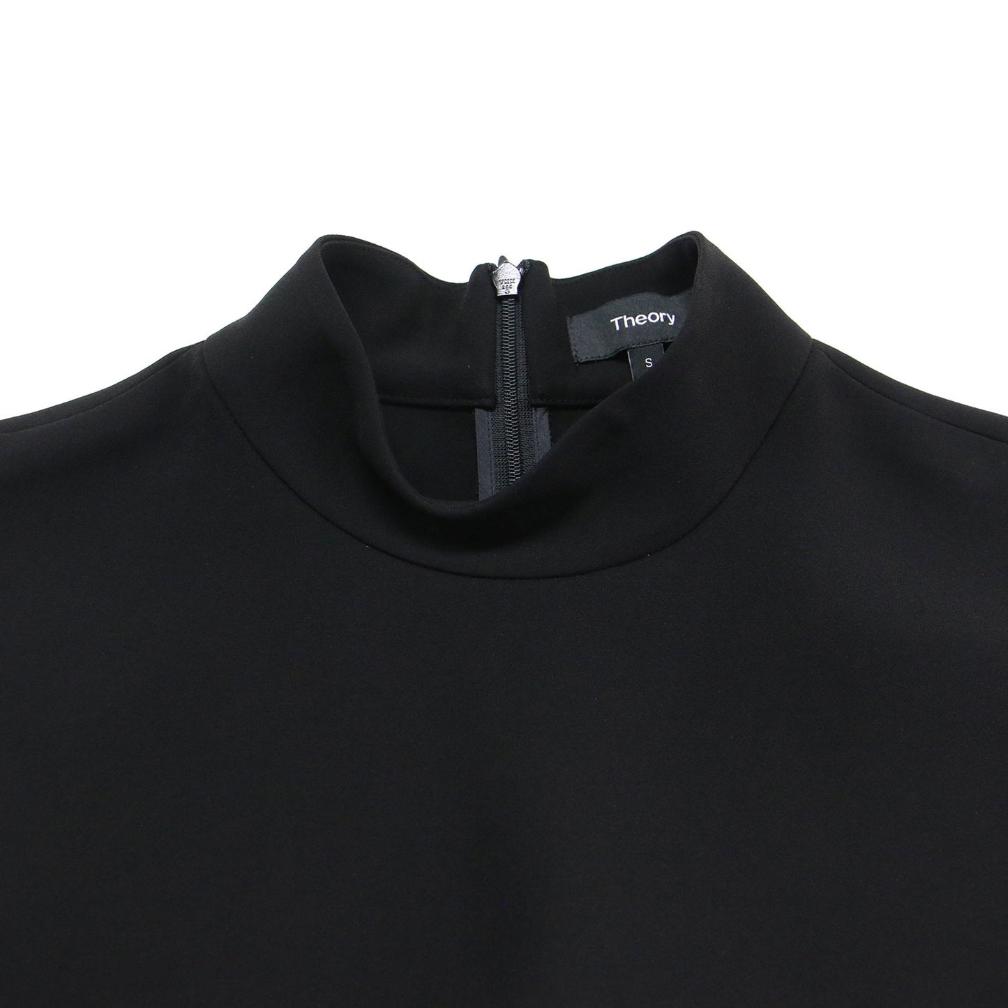 モックネックノースリーブブラウス / SYNTHETIC CREPE CASCADE SL TOP