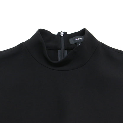 モックネックノースリーブブラウス / SYNTHETIC CREPE CASCADE SL TOP