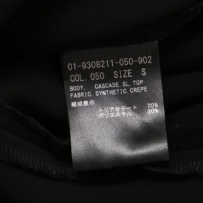 モックネックノースリーブブラウス / SYNTHETIC CREPE CASCADE SL TOP