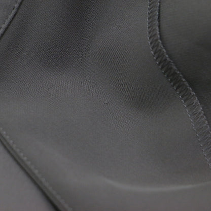 25秋冬 ウォッシャブルダブルサテンスキッパーブラウス / シャツ ドロップショルダー 長袖 オーバーサイズ メタルボタン