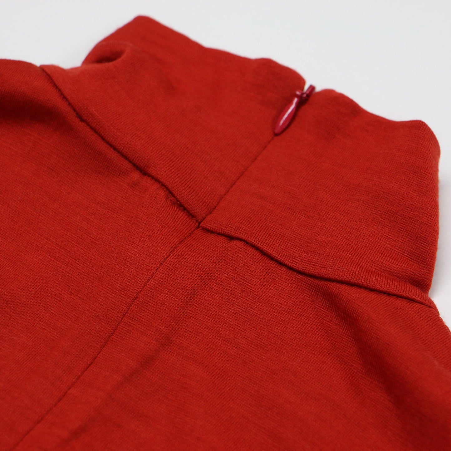 25秋冬 コントラストカラー ハイネック カットソー / 長袖 バイカラー ウール