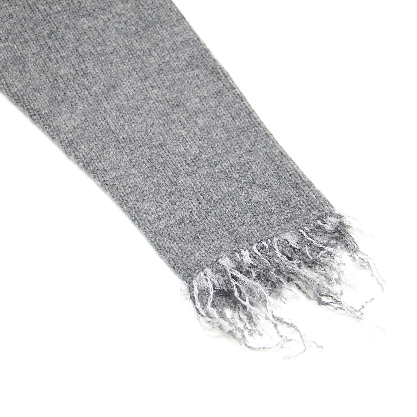 25秋冬 フレイドヘム ニット プルオーバー / 5G FRAYED HEM SWEATER 長袖 コンパクト フリンジ 天竺編み ウール