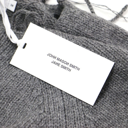 25秋冬 フレイドヘム ニット プルオーバー / 5G FRAYED HEM SWEATER 長袖 コンパクト フリンジ 天竺編み ウール