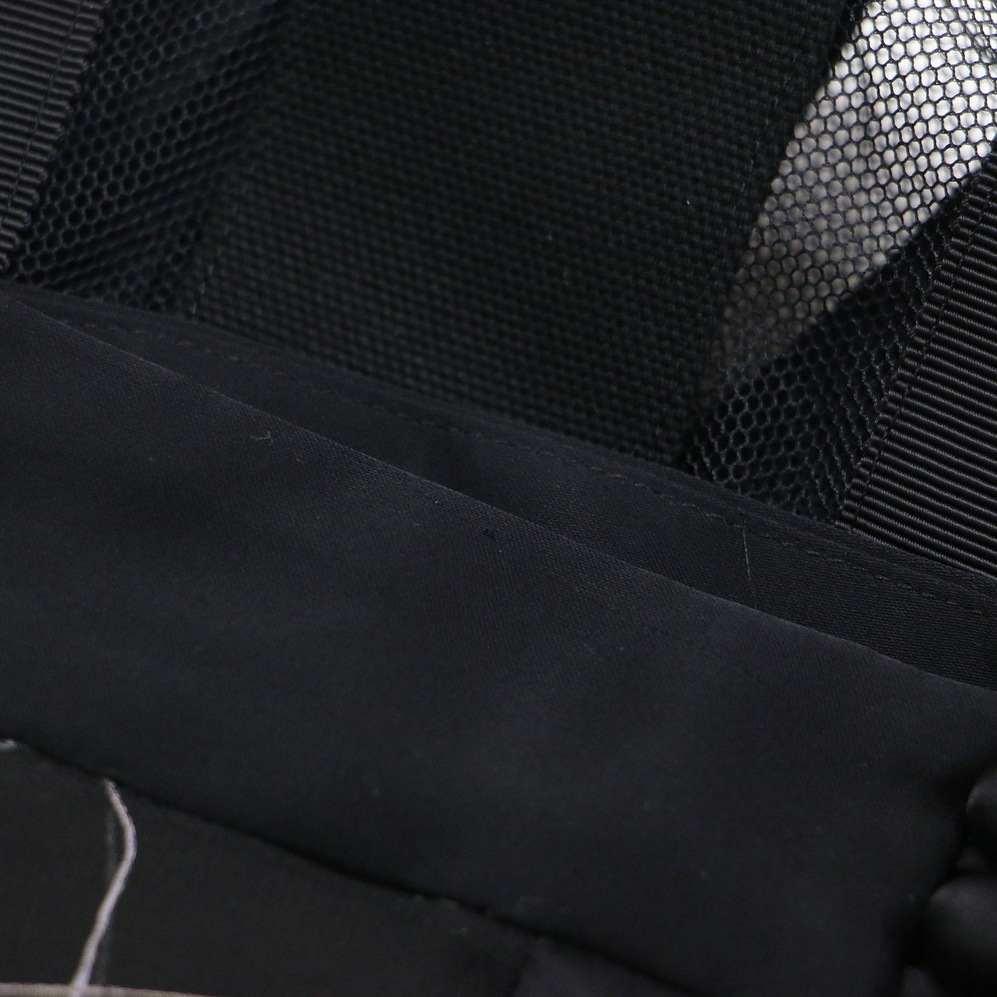 20春夏 シアー マップ プリント ワイドブラウス / シャツ ハイネック 長袖 ドロップショルダー メッシュ