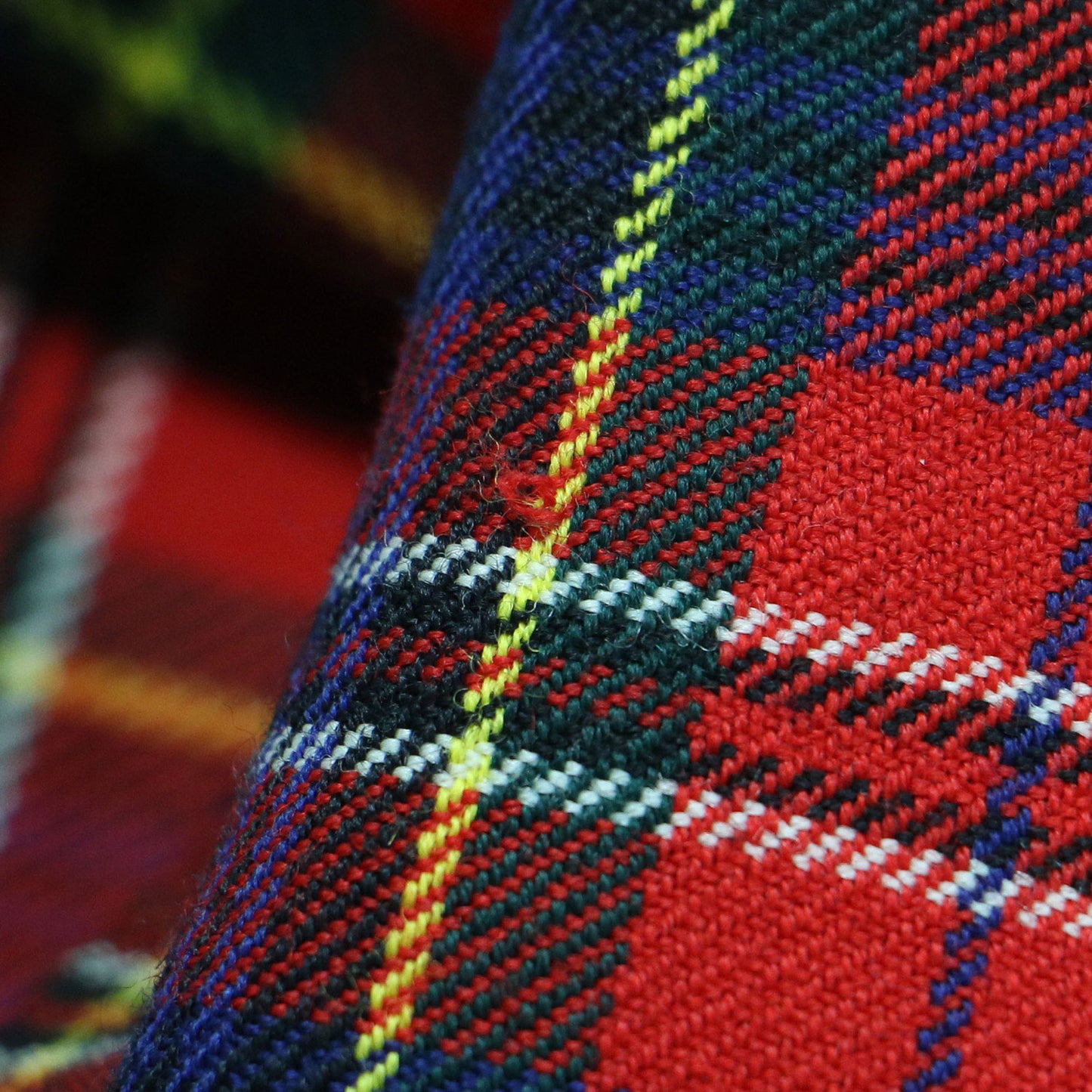 ウール チェック フレアスカート / プリーツスカート ミモレ丈 ウエストゴム Aライン