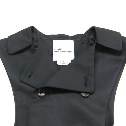 22秋冬 ノースリーブ トレンチ風 ワンピース / ドレス ロング丈 プリーツ フレア Aライン