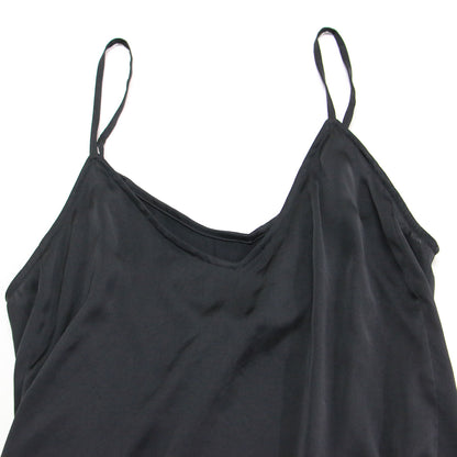 24秋冬 ヴィンテージサテン キャミ ワンピース / Vintage satin cami ドレス ロング丈 マキシ丈 Vライン フレア ドレープ