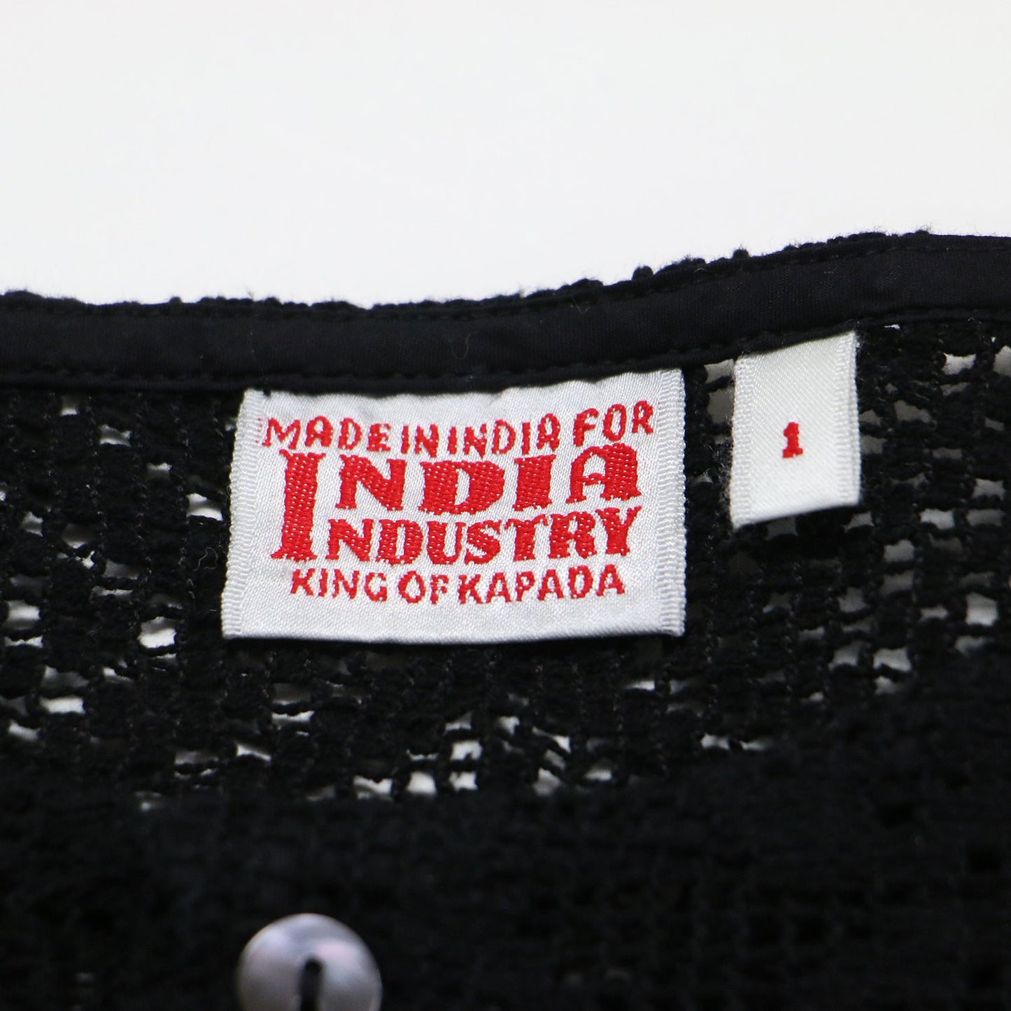 25春夏 レースシャツ カーディガン / ブラウス 長袖 クルーネック ワイド かぎ編み シアー 花柄 コットン