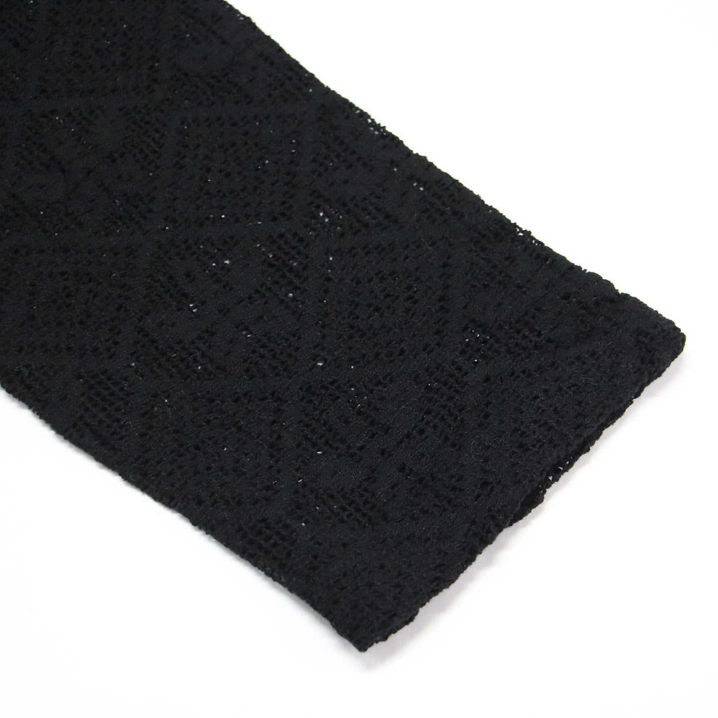 25春夏 レースシャツ カーディガン / ブラウス 長袖 クルーネック ワイド かぎ編み シアー 花柄 コットン