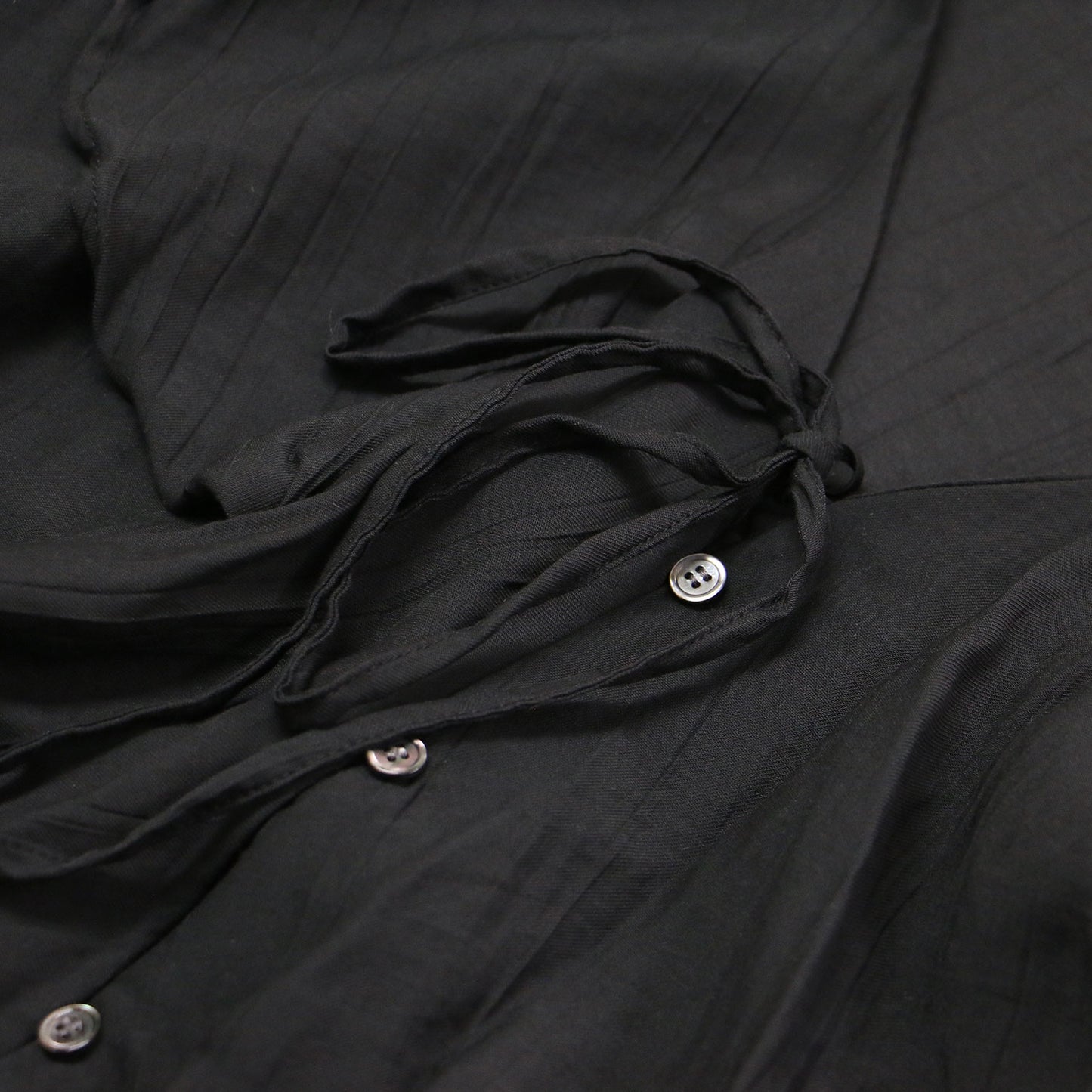 25春夏 フリルカラー ブラウス / シャツ 長袖 Vネック ギャザー オーバーサイズ