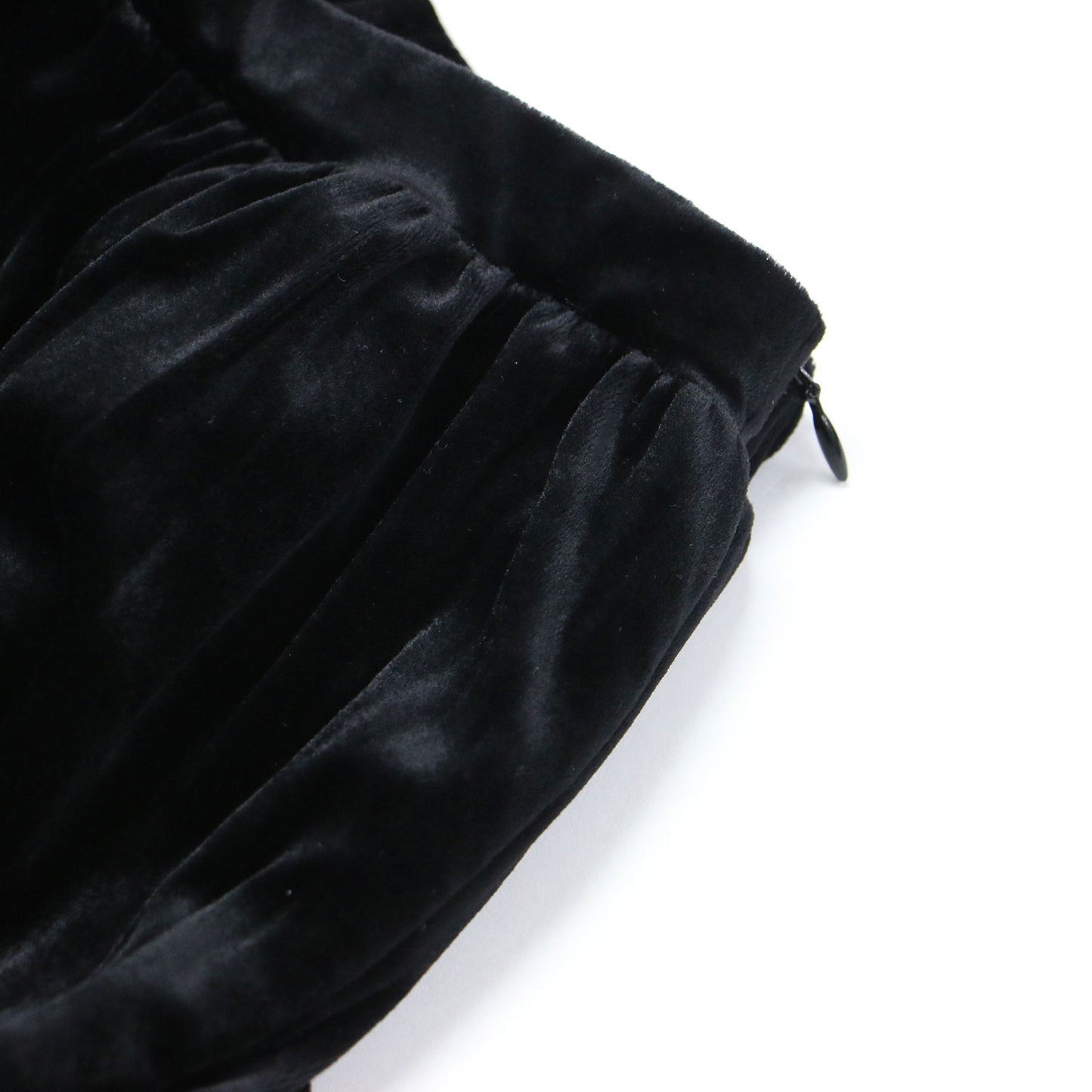 25秋冬 ベロアティアード スカート / ウエストゴム フレア ティアード プリーツ