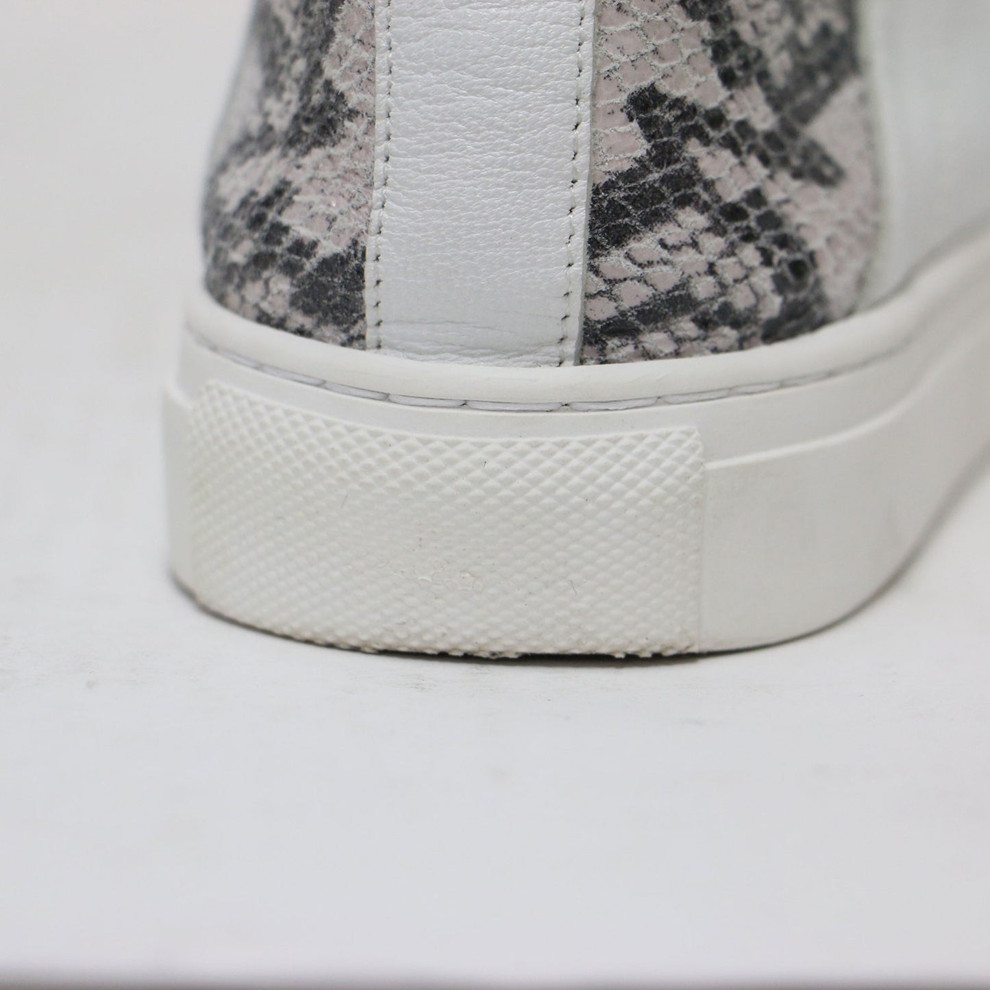 2WAY 型押し レザーシューズ / スニーカー レースアップ ローカット 刺繍