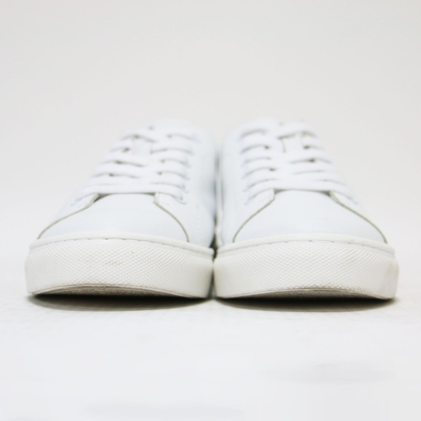 2WAY 型押し レザーシューズ / スニーカー レースアップ ローカット 刺繍