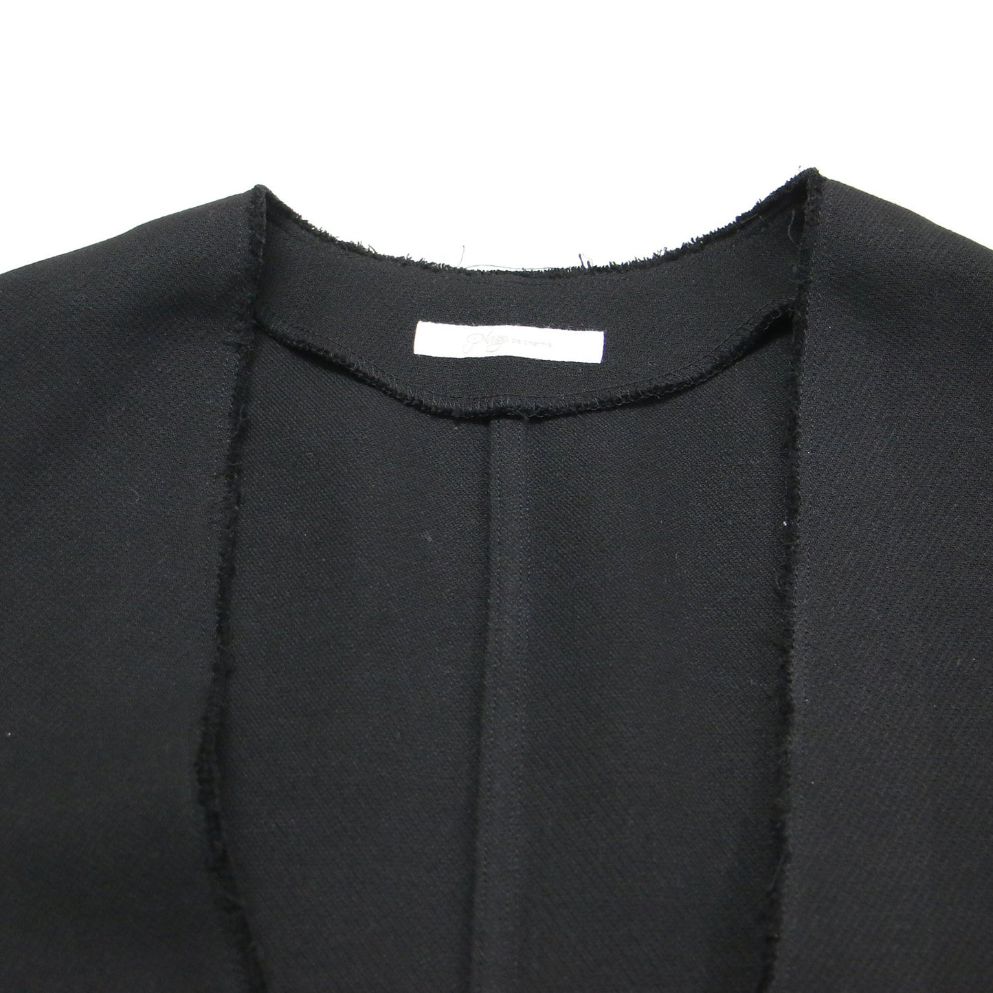 22秋冬 V/Nチュニック / ワンピース 長袖 Vネック 膝丈 カットオフ ストレート