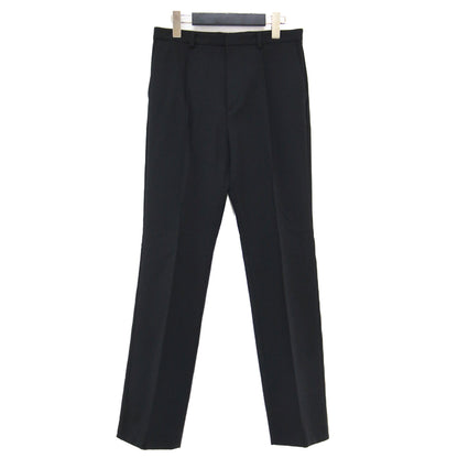 22秋冬 ストレッチ バックスリット パンツ / スラックス ストレート センタープレス ジップフライ
