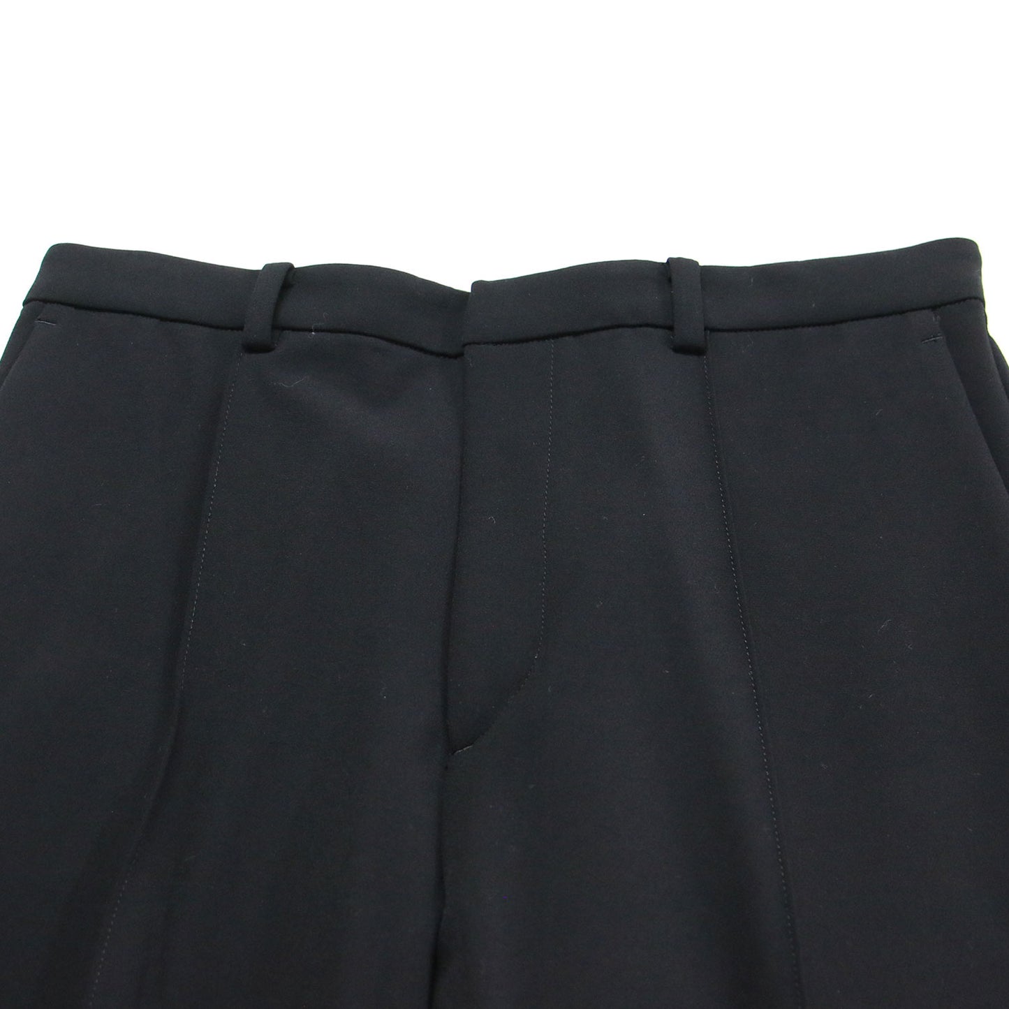 22秋冬 ストレッチ バックスリット パンツ / スラックス ストレート センタープレス ジップフライ