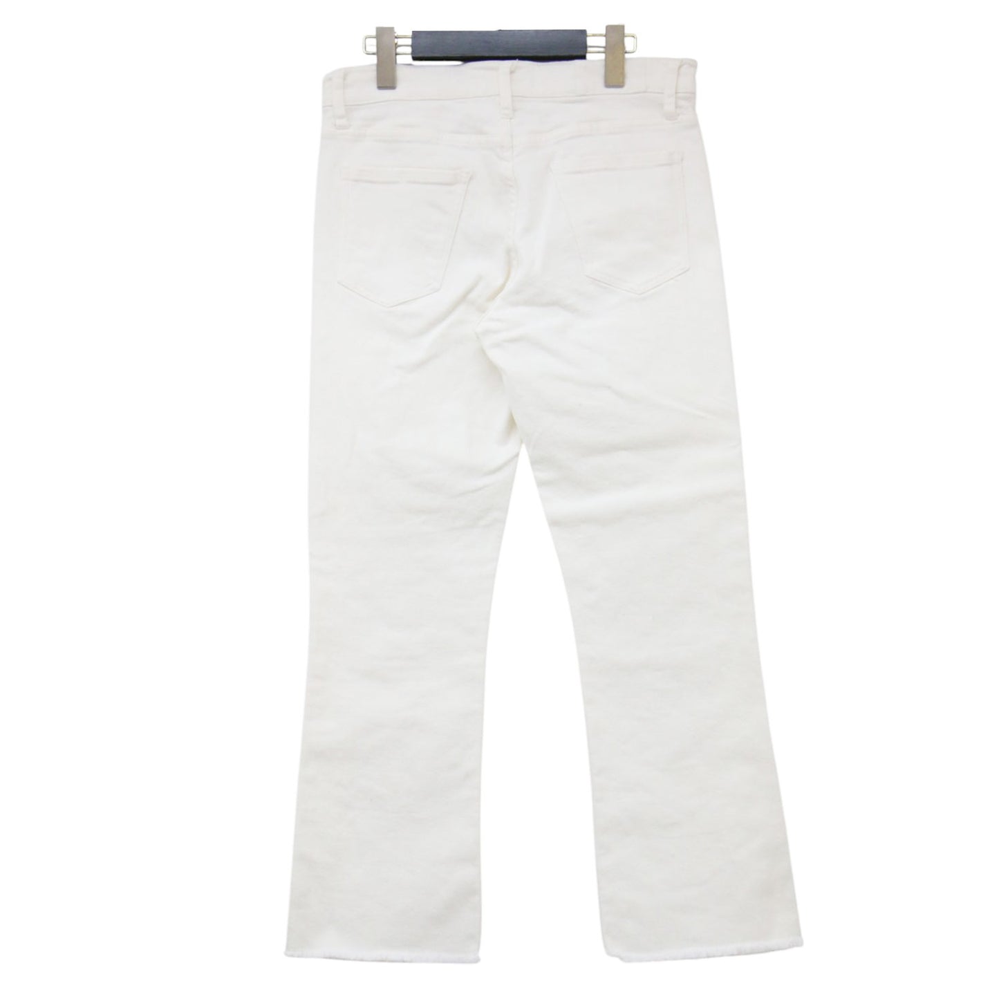 × Plage 別注 21春夏 ブーツカット フレア デニムパンツ / SP WHT DENIM FLARE 5ポケット カットオフ ストレッチ コットン