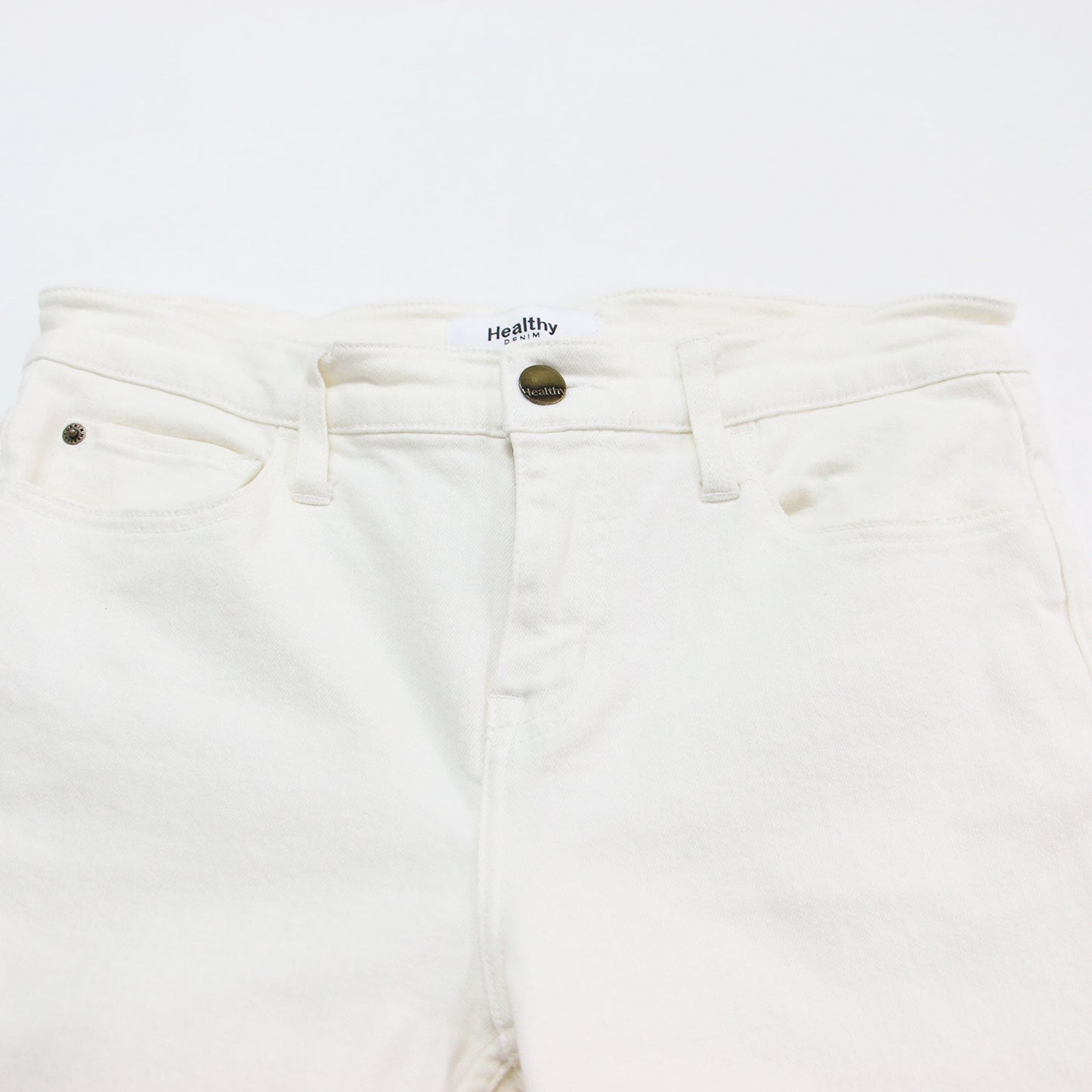× Plage 別注 21春夏 ブーツカット フレア デニムパンツ / SP WHT DENIM FLARE 5ポケット カットオフ ストレッチ コットン