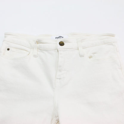 × Plage 別注 21春夏 ブーツカット フレア デニムパンツ / SP WHT DENIM FLARE 5ポケット カットオフ ストレッチ コットン