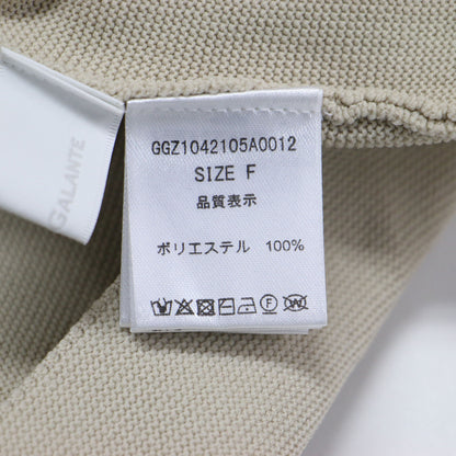 ペプラム 2WAY カーデ / カーディガン プルオーバー 長袖 Vネック ミドル丈 リブ ストレッチ