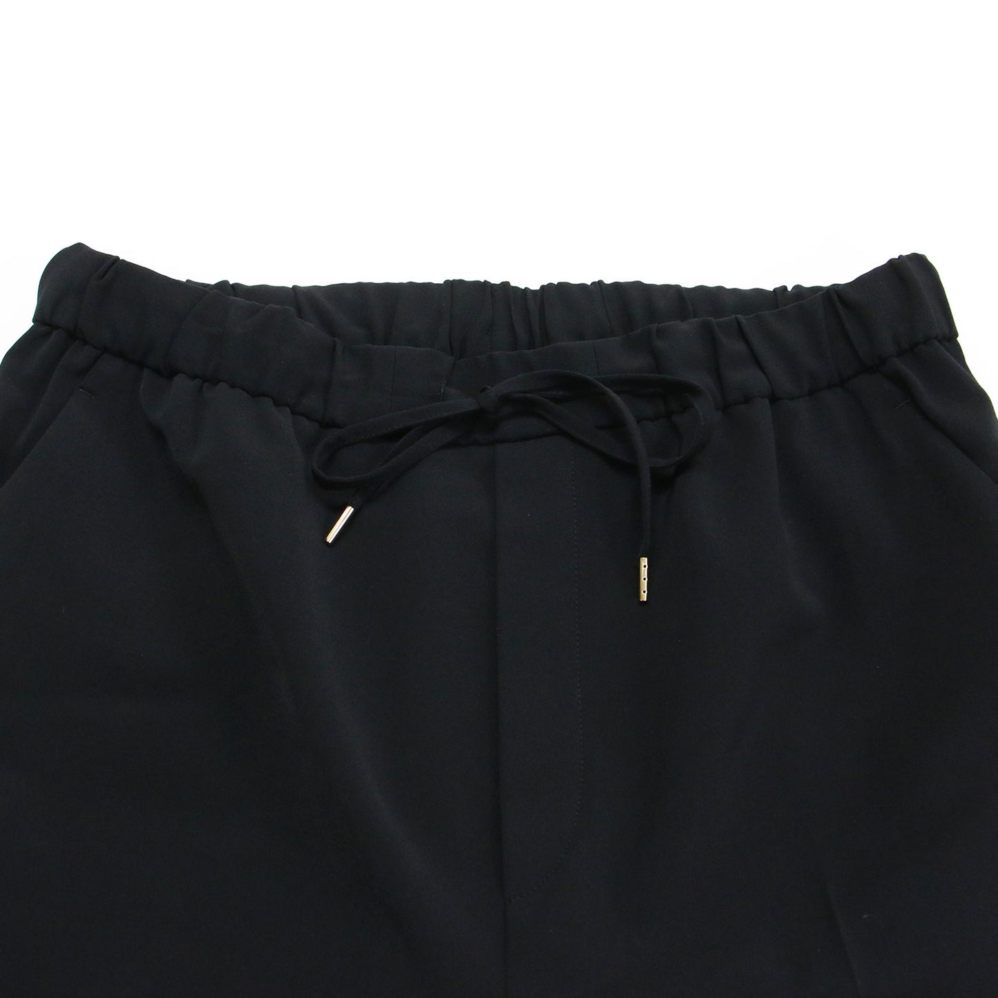24春夏 2WAYストレッチツイル ドロスト パンツ / イージーパンツ テーパードシルエット センタープレス