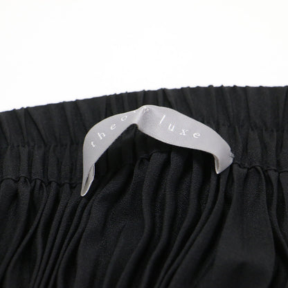 24秋冬 リファインド プリーツ ピリル スカート / Refined Pleats Pilil Skirt ロング丈 Aライン フレア ウォッシャブル