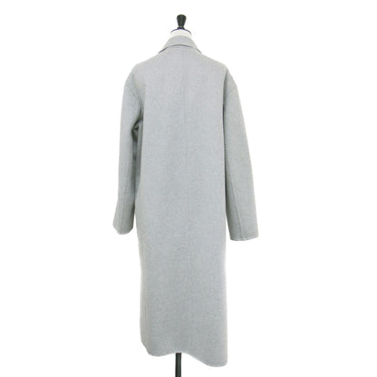 24秋冬 ニュー ディヴァイド リラックスド コート / NEW DIVIDE G RELAXED COAT ガウン オーバーサイズ 長袖 ウール カシミヤ