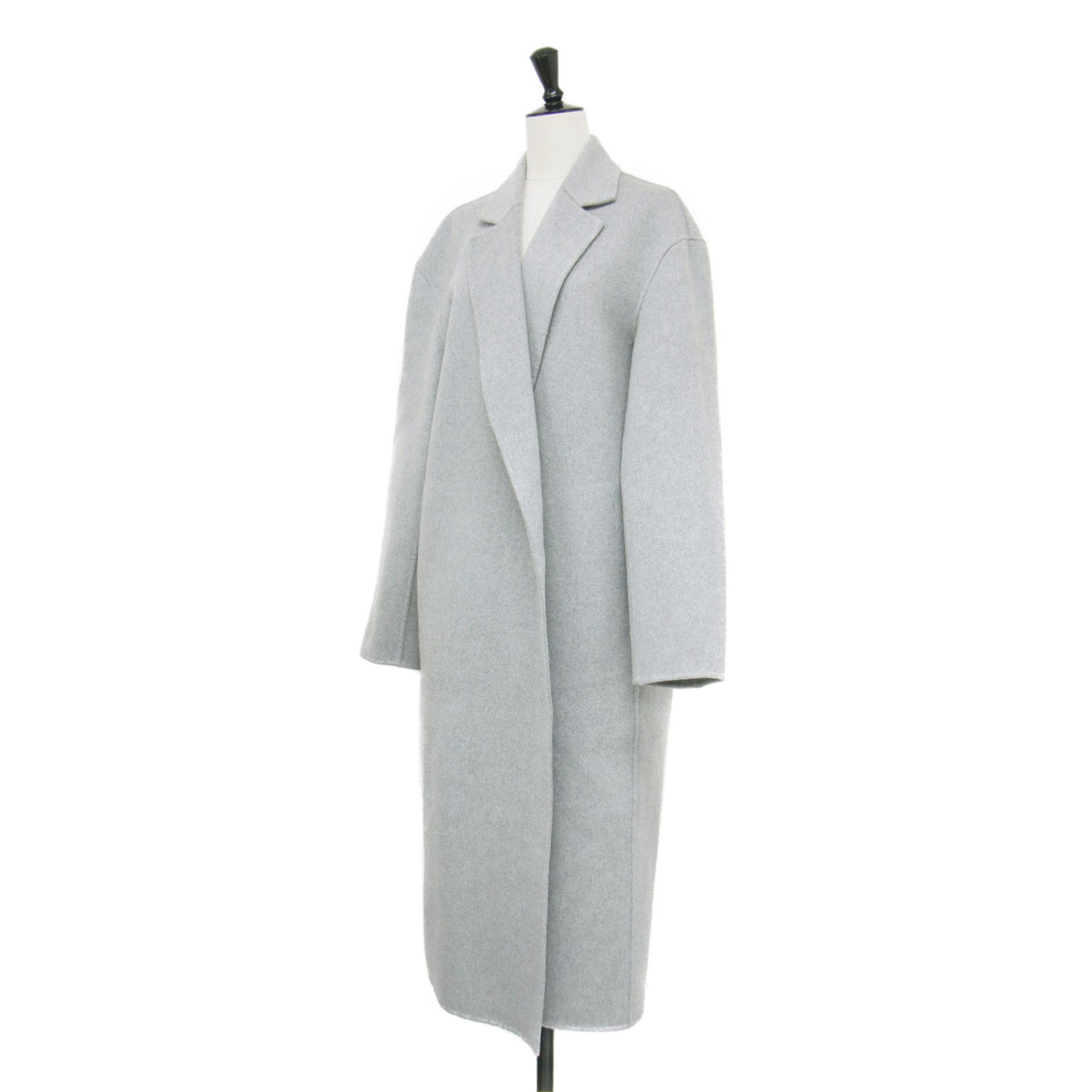 24秋冬 ニュー ディヴァイド リラックスド コート / NEW DIVIDE G RELAXED COAT ガウン オーバーサイズ 長袖 ウール カシミヤ