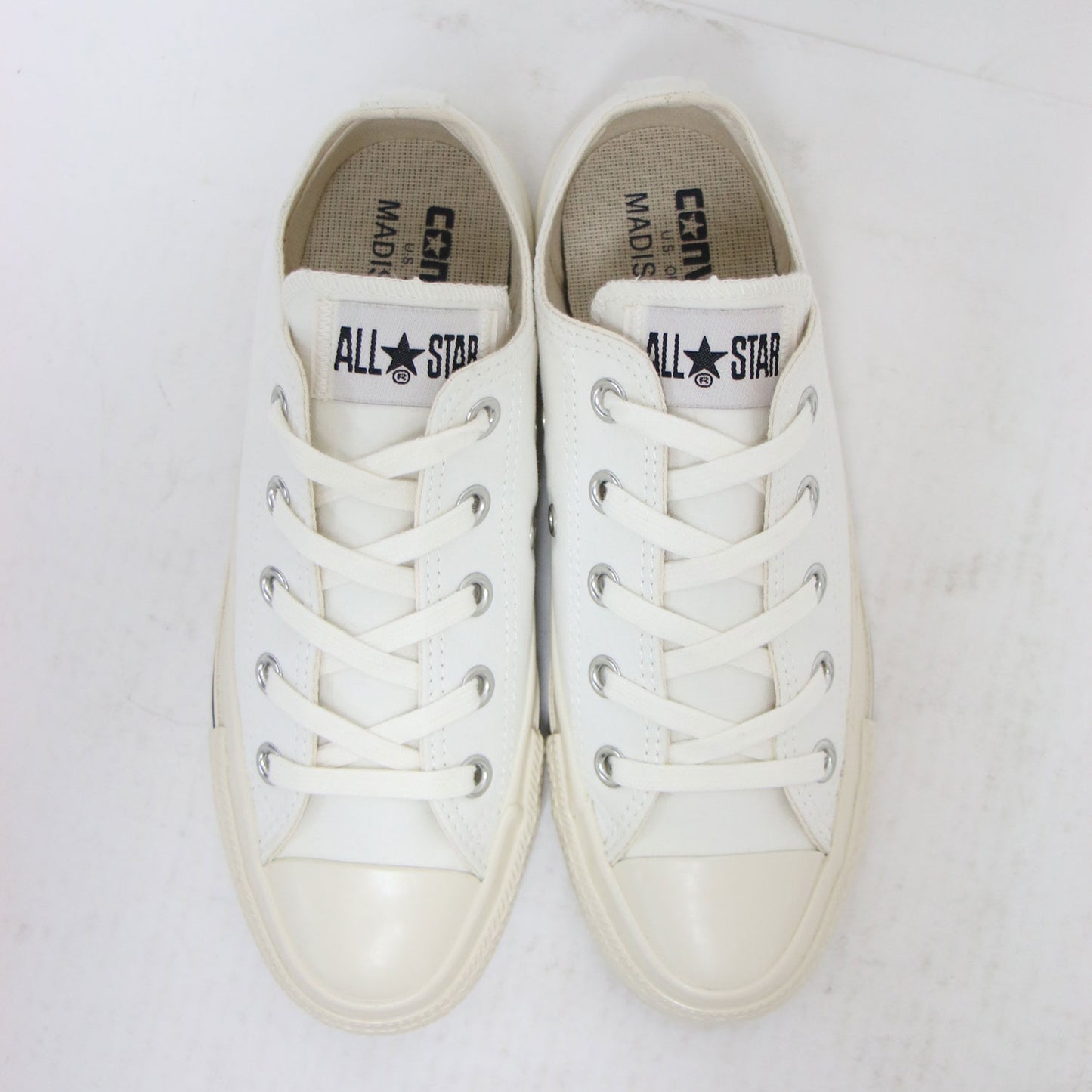 × MADISONBLUE 別注 22秋冬 ALL STAR US LOW BS / オールスター ローカット レースアップ コットン スニーカー