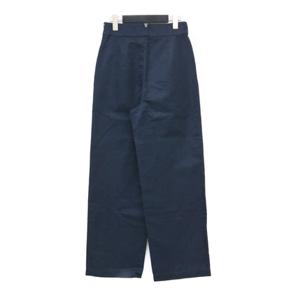 24春夏 コットンリネンツイル ストレートパンツ / フルレングス ストレートシルエット