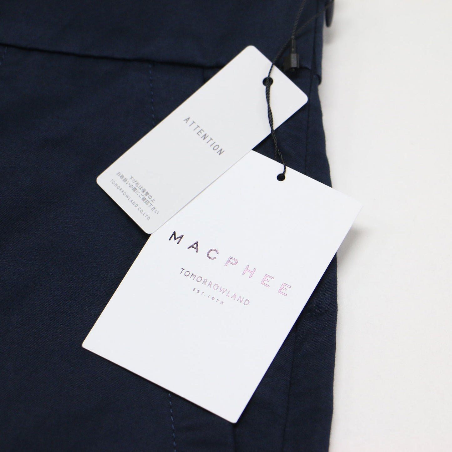 24春夏 コットンリネンツイル ストレートパンツ / フルレングス ストレートシルエット