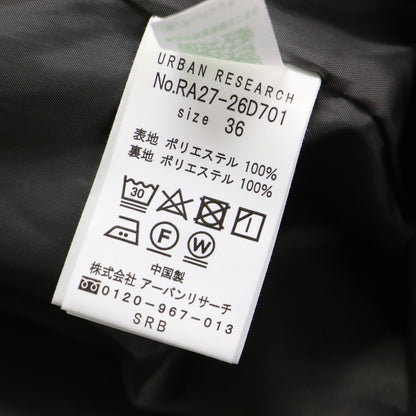 24秋冬 ジャンパーワンピース / UR TECH ノースリーブ Vネック 膝丈 Aライン