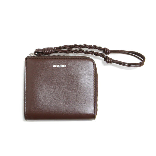 タングル L字ファスナー カードホルダー / Tangle 短財布 ブランドロゴ ストラップ 本革