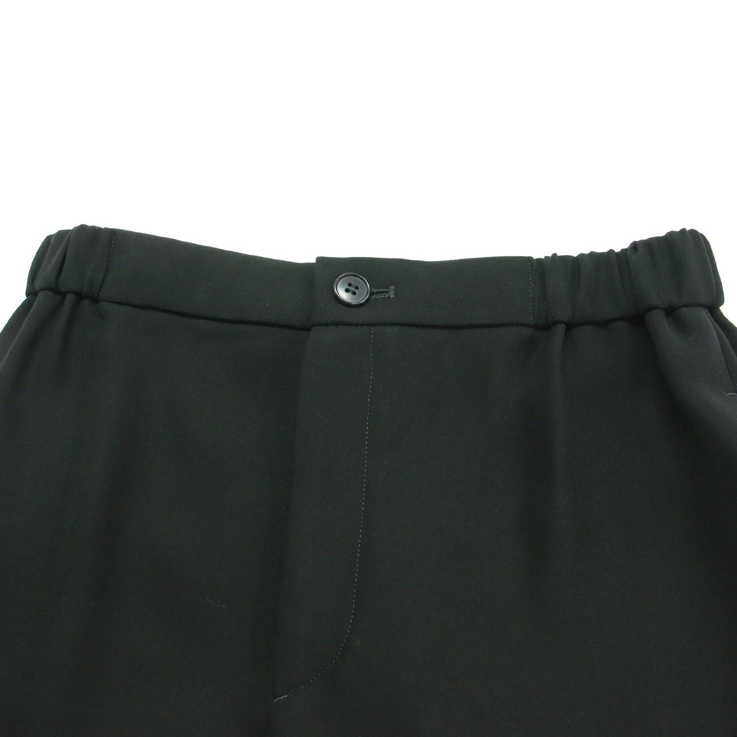 25秋冬 2WAY ダブルクロス ワイドパンツ / ストレート ギャザー タック ストレッチ 接触冷感 UVカット