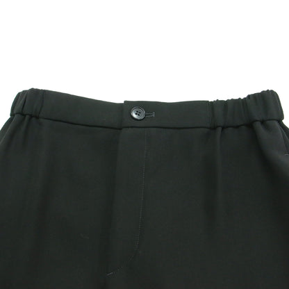 25秋冬 2WAY ダブルクロス ワイドパンツ / ストレート ギャザー タック ストレッチ 接触冷感 UVカット