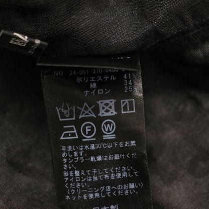 24秋冬 シアードット ボウタイ ブラウス / IPEKERDOT シャツ チュニック丈 ボリュームスリーブ フレア リボン
