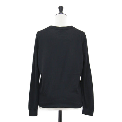 ウール Vネック カーディガン / ニット 長袖 コンパクト ハイゲージ