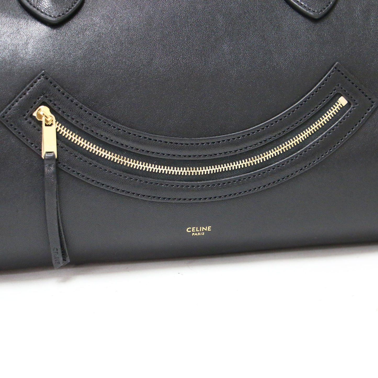 25秋冬 ビッグスマイル ラゲージ サプルシャイニーラムスキン トートバッグ / ハンドバッグ 肩掛け 牛革