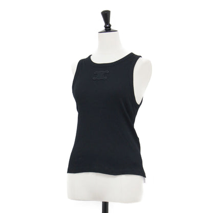 トリオンフ タンクトップ / クルーネック パッチ リブ コットン