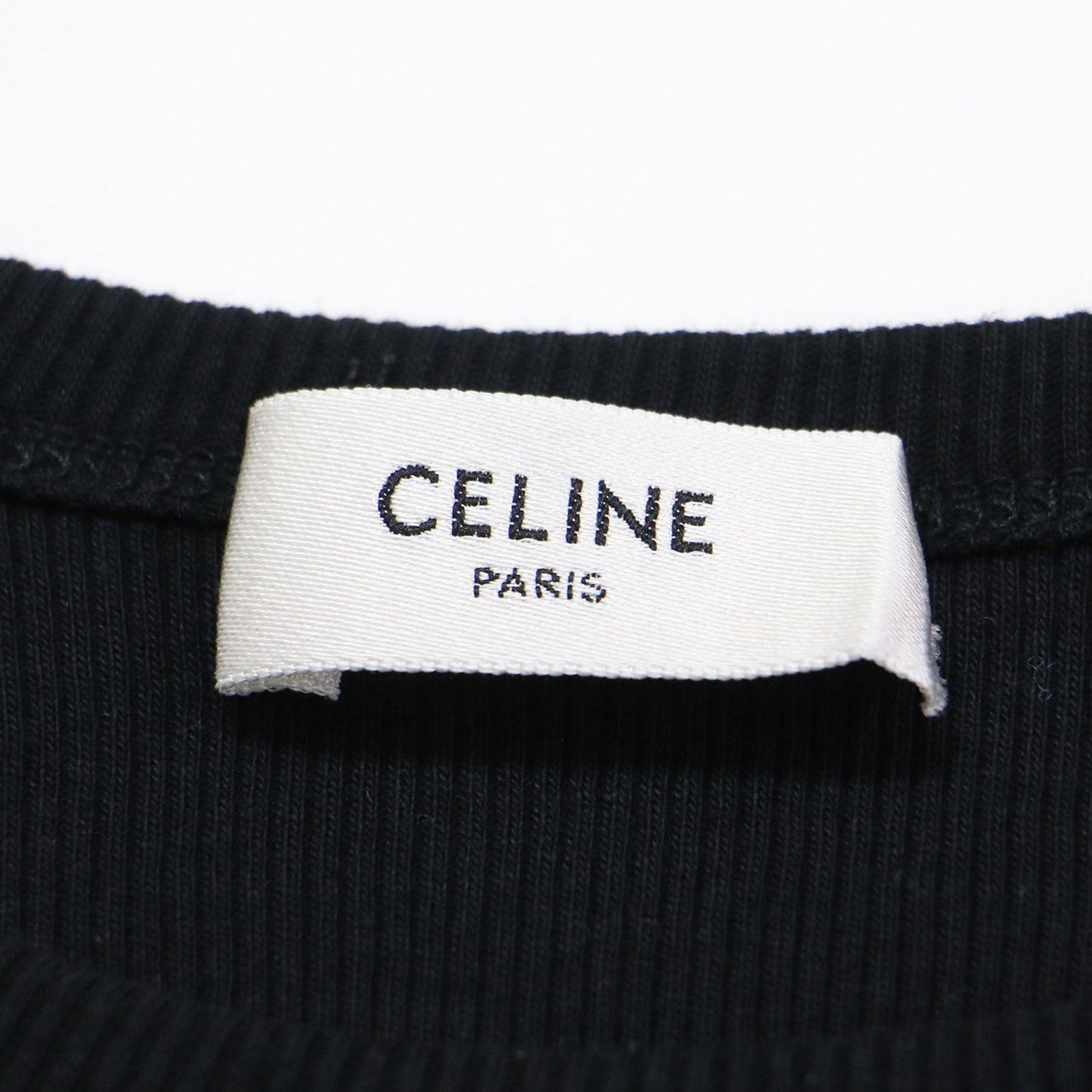 トリオンフ タンクトップ / クルーネック パッチ リブ コットン