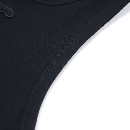 トリオンフ タンクトップ / クルーネック パッチ リブ コットン